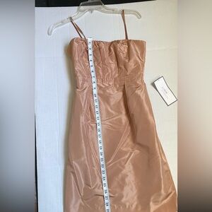 Jcrew Champagne/Tan Color Fully Lined Dress.
